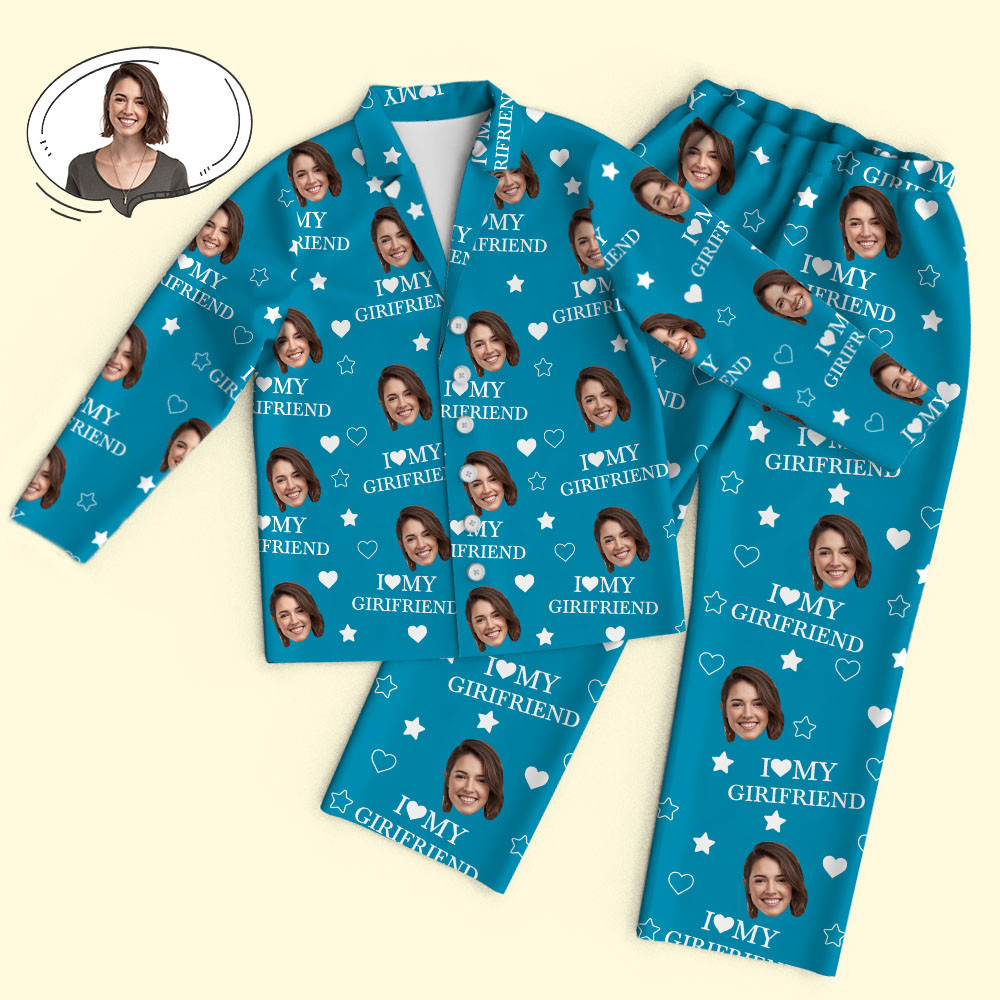 Custom Photo Every Day,I Love You More - Couple Personalized Custom Pajamas - Christmas Gift For Husband Wife,Anniversary - 