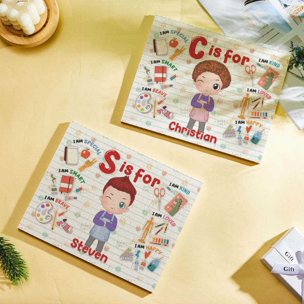 Personalized Horizontal Building Brick My Dream Job Block Birthday Gift For Kids - myphotowallet