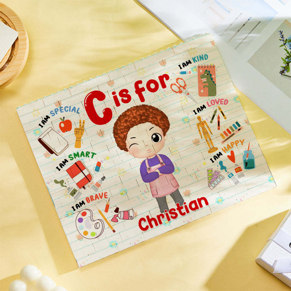 Personalized Horizontal Building Brick My Dream Job Block Birthday Gift For Kids - myphotowallet