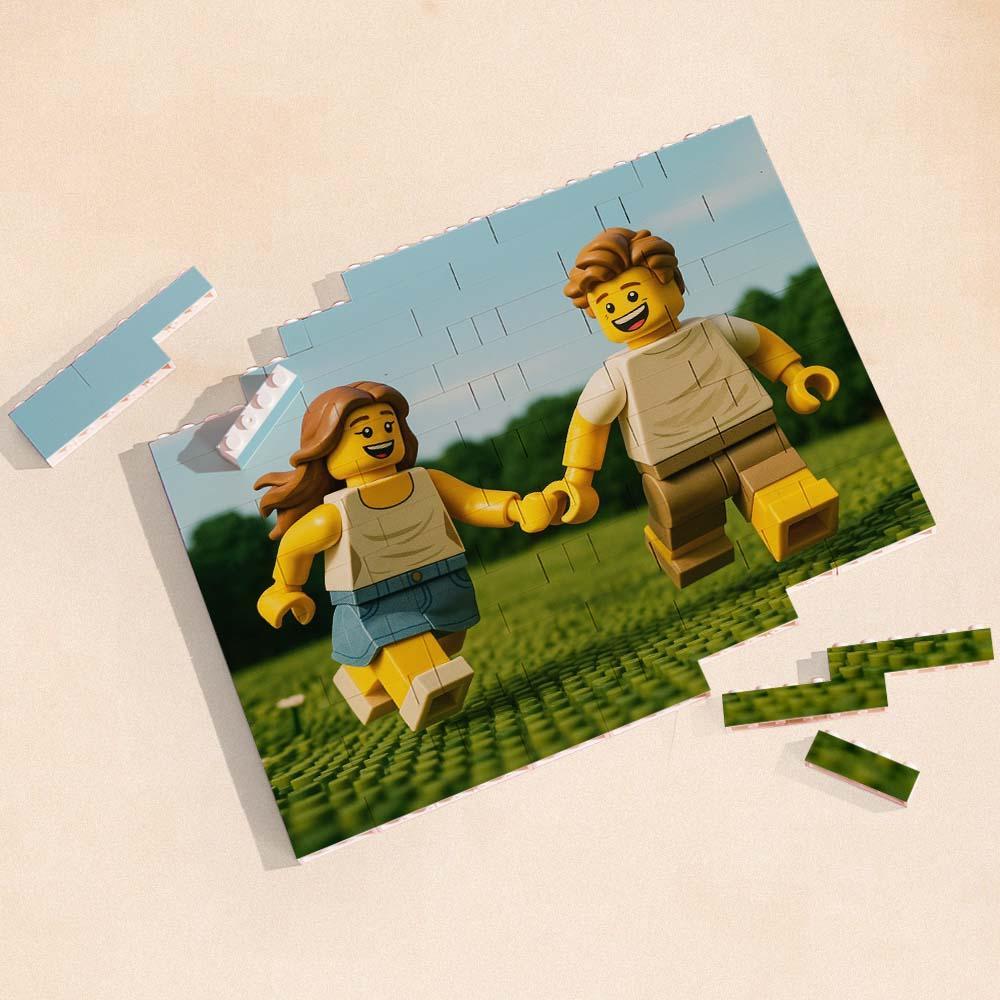 Custom Brick Photo Puzzle - Turn Your Memories into a Mini-Figure Style Keepsake
