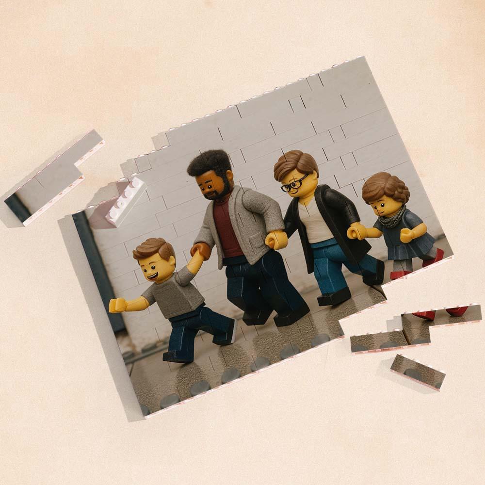 Custom Brick Photo Puzzle - Turn Your Memories into a Mini-Figure Style Keepsake