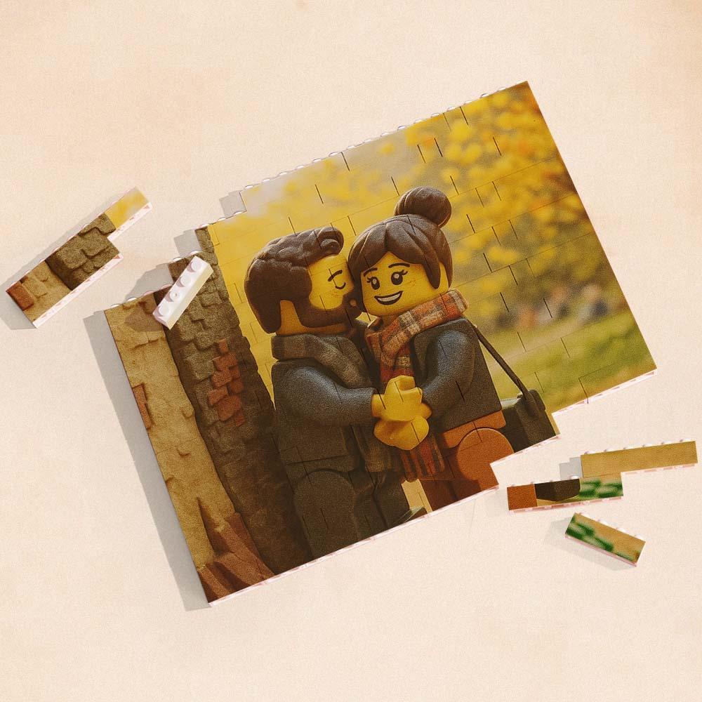 Custom Brick Photo Puzzle - Turn Your Memories into a Mini-Figure Style Keepsake
