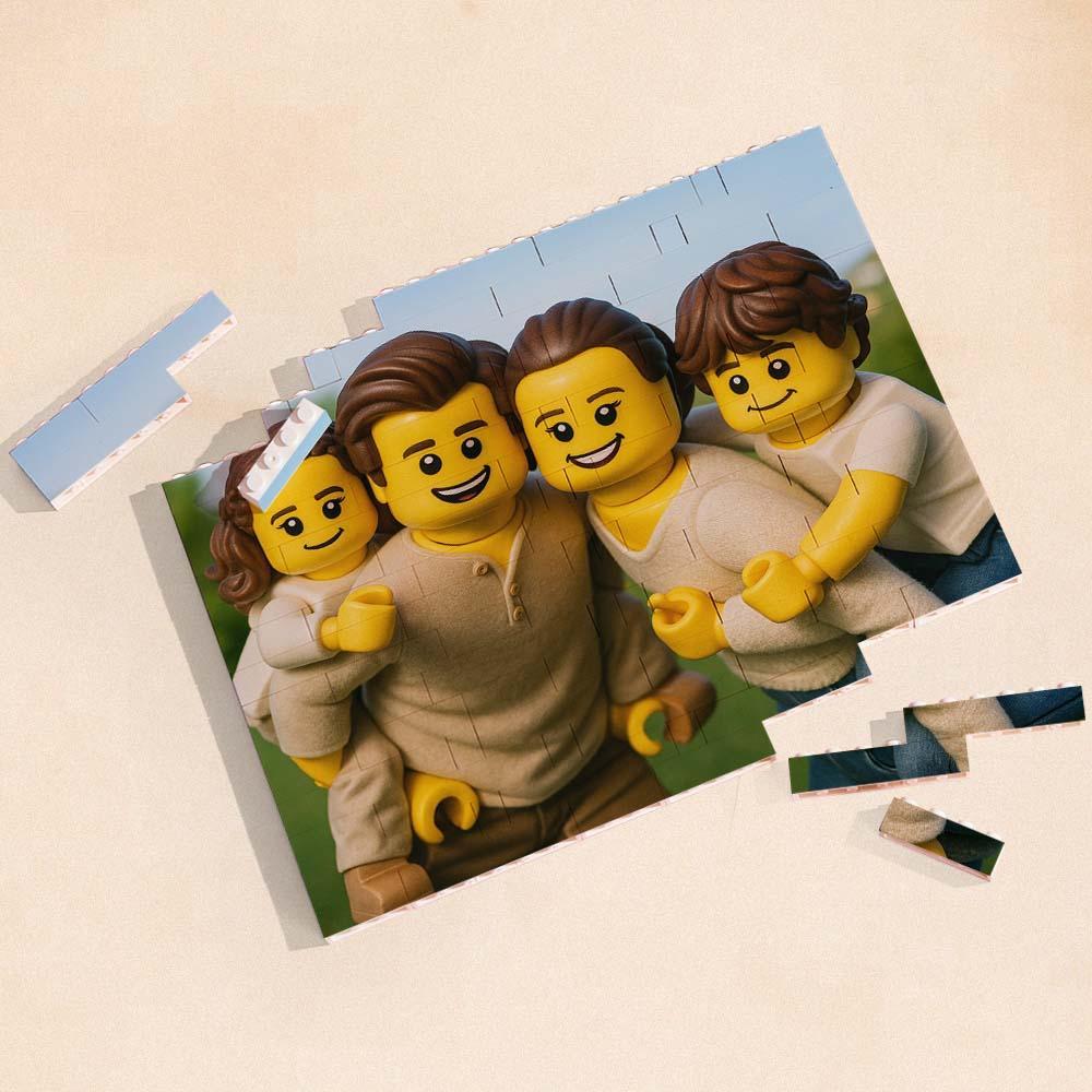 Custom Brick Photo Puzzle - Turn Your Memories into a Mini-Figure Style Keepsake