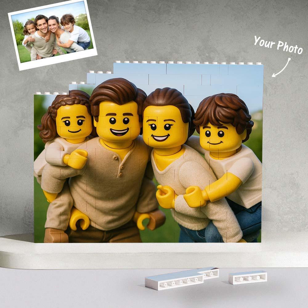 Custom Brick Photo Puzzle - Turn Your Memories into a Mini-Figure Style Keepsake