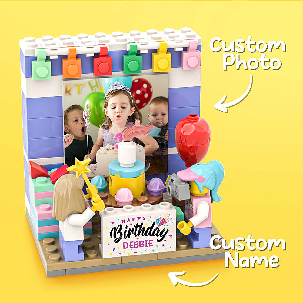 Custom Birthday Theme Building Block Set Birthday Box Minifig Presents