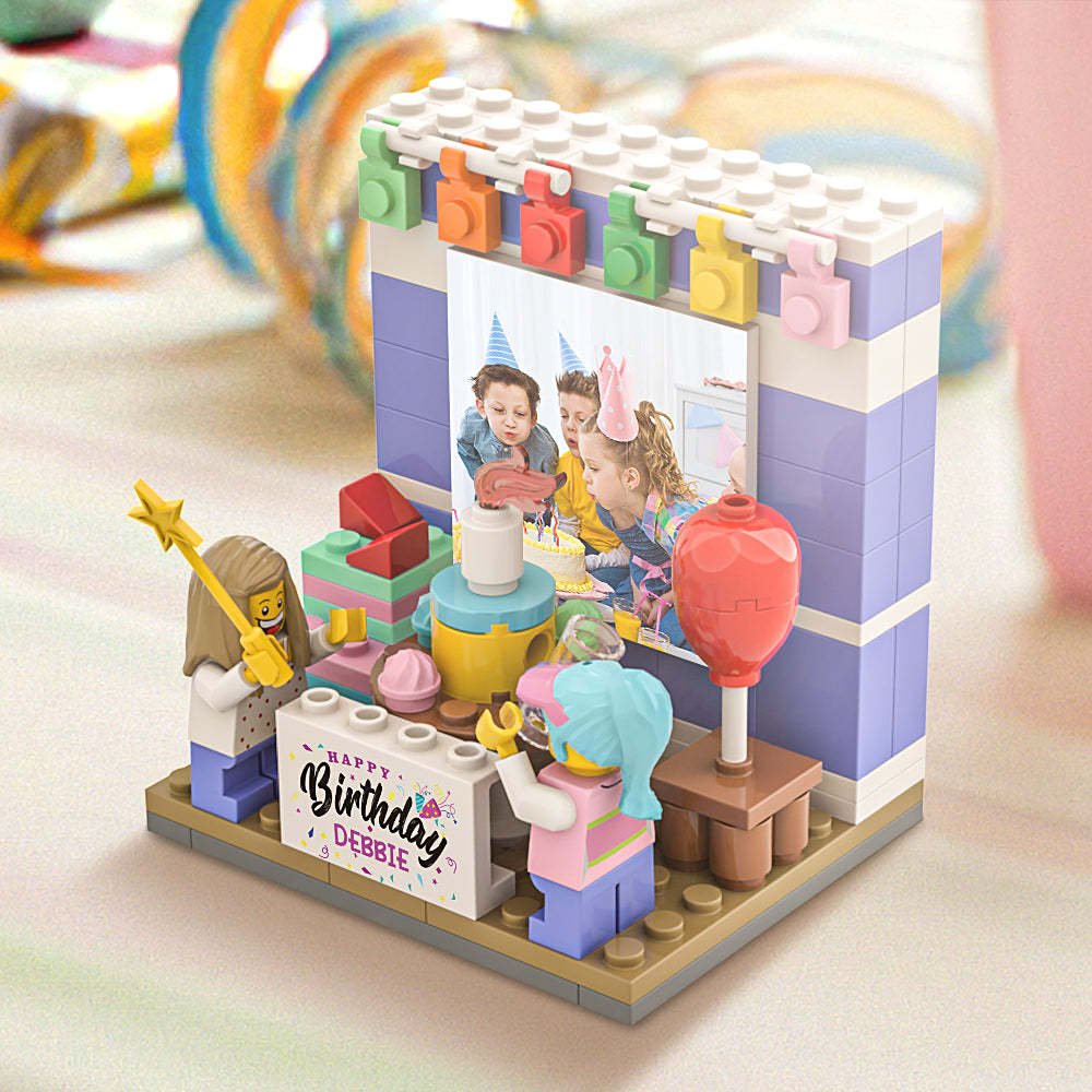 Custom Birthday Theme Building Block Set Birthday Box Minifig Presents