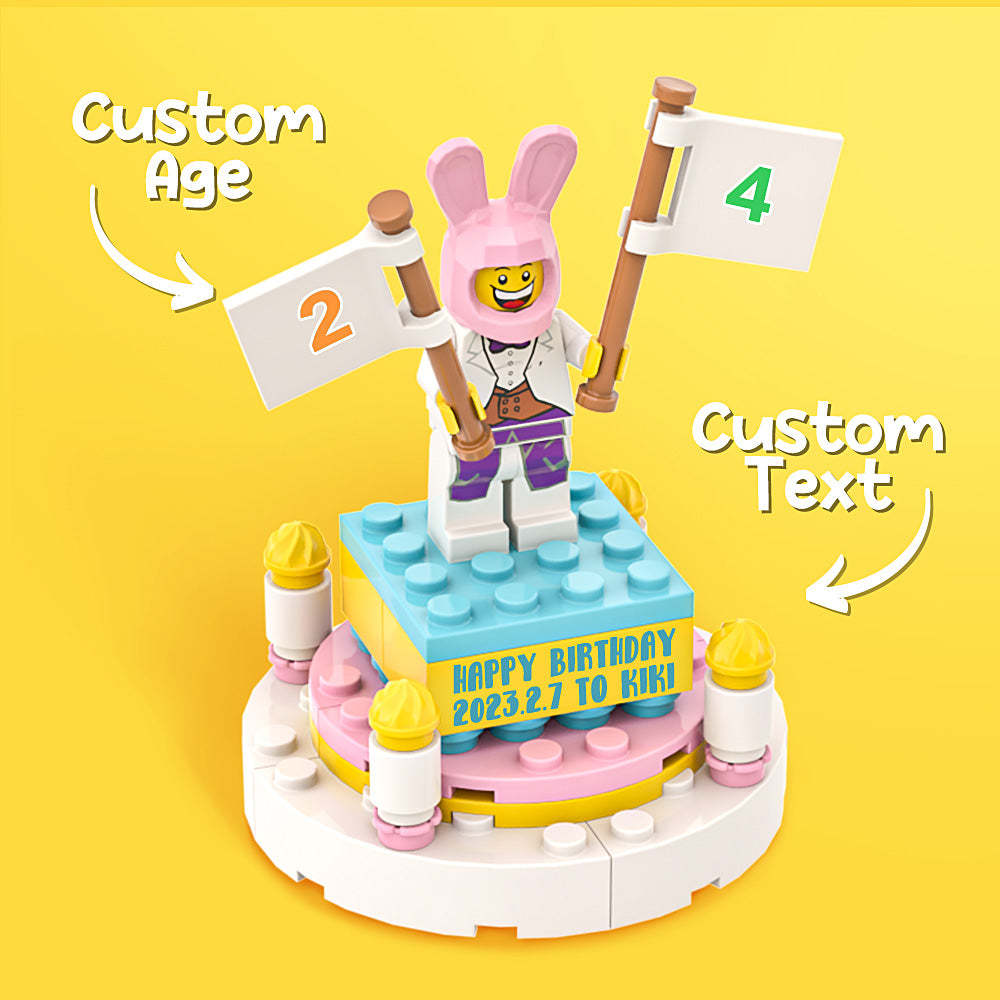Custom Birthday Theme Building Block Set Birthday Party Figures Building Kits