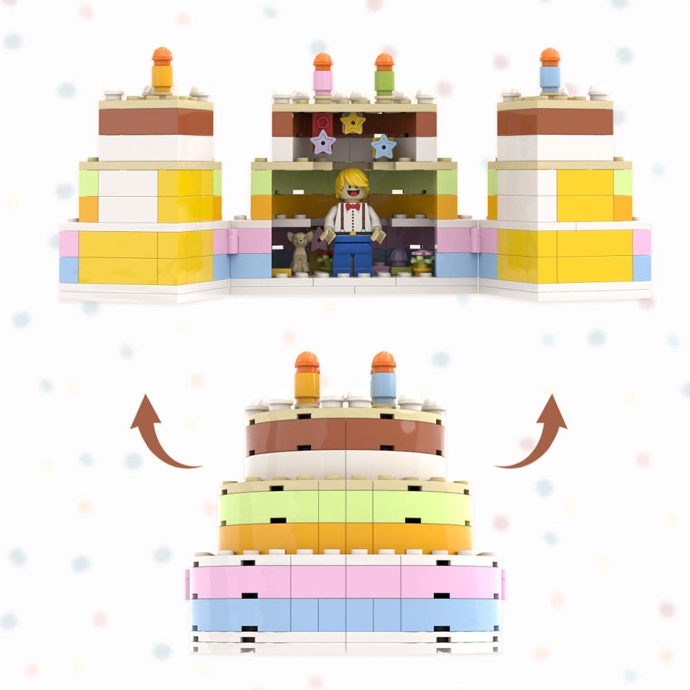 Custom Birthday Theme Building Block Set Birthday Party Figures Building Kits