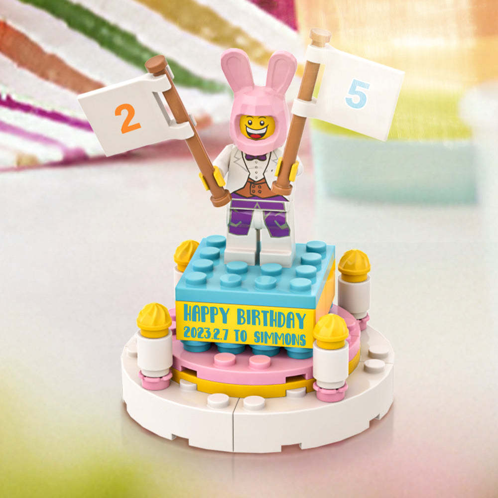 Custom Birthday Theme Building Block Set Birthday Party Figures Building Kits