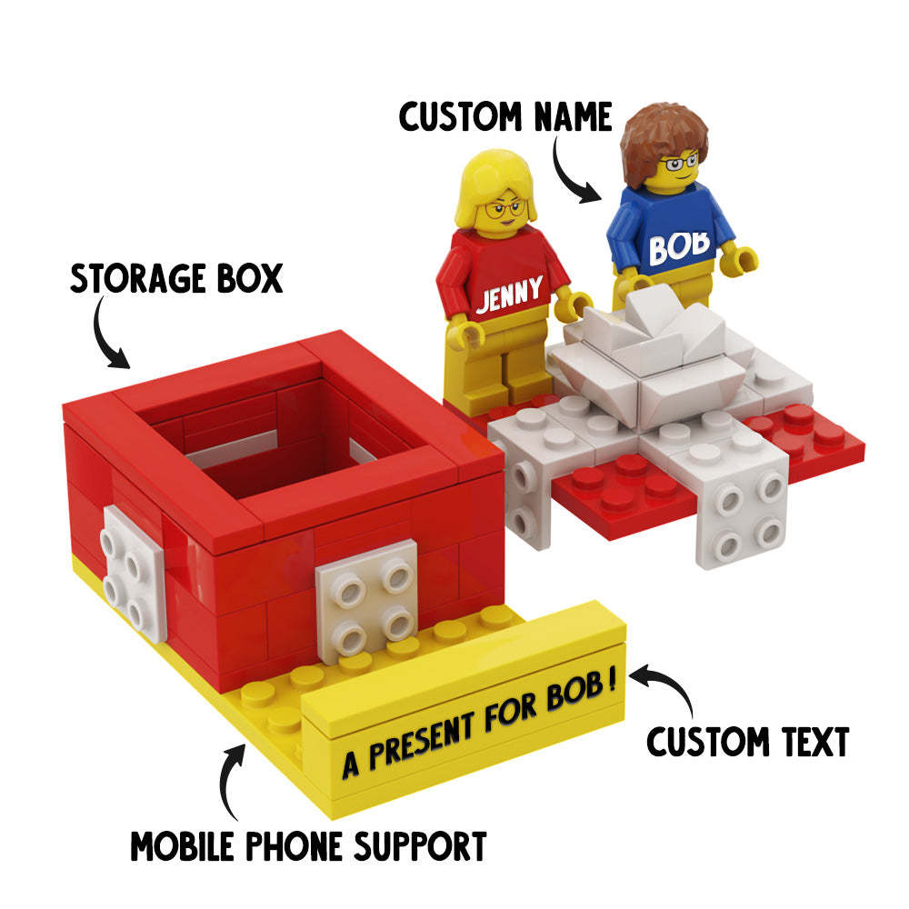 Custom Birthday Theme Building Block Set Birthday Box Minifig Presents