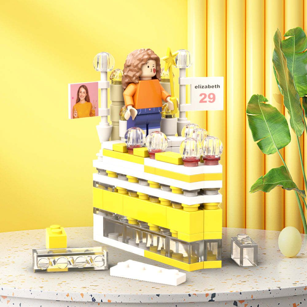 Custom Birthday Theme Building Block Set Birthday Party Figures Building Kits
