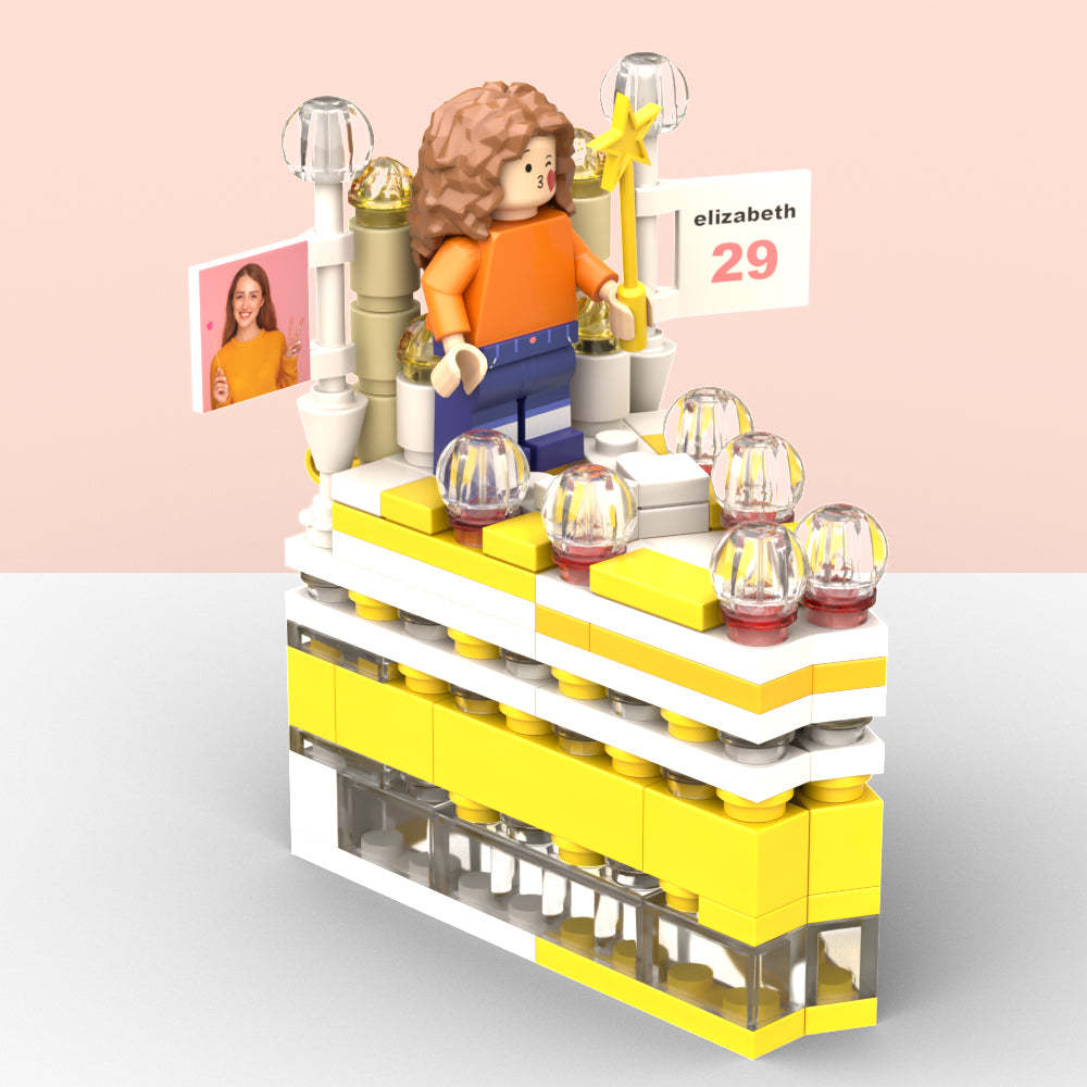 Custom Birthday Theme Building Block Set Birthday Party Figures Building Kits