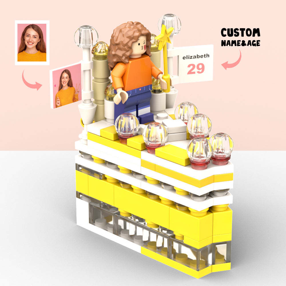 Custom Birthday Theme Building Block Set Birthday Party Figures Building Kits