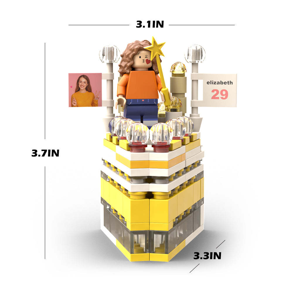 Custom Birthday Theme Building Block Set Birthday Party Figures Building Kits
