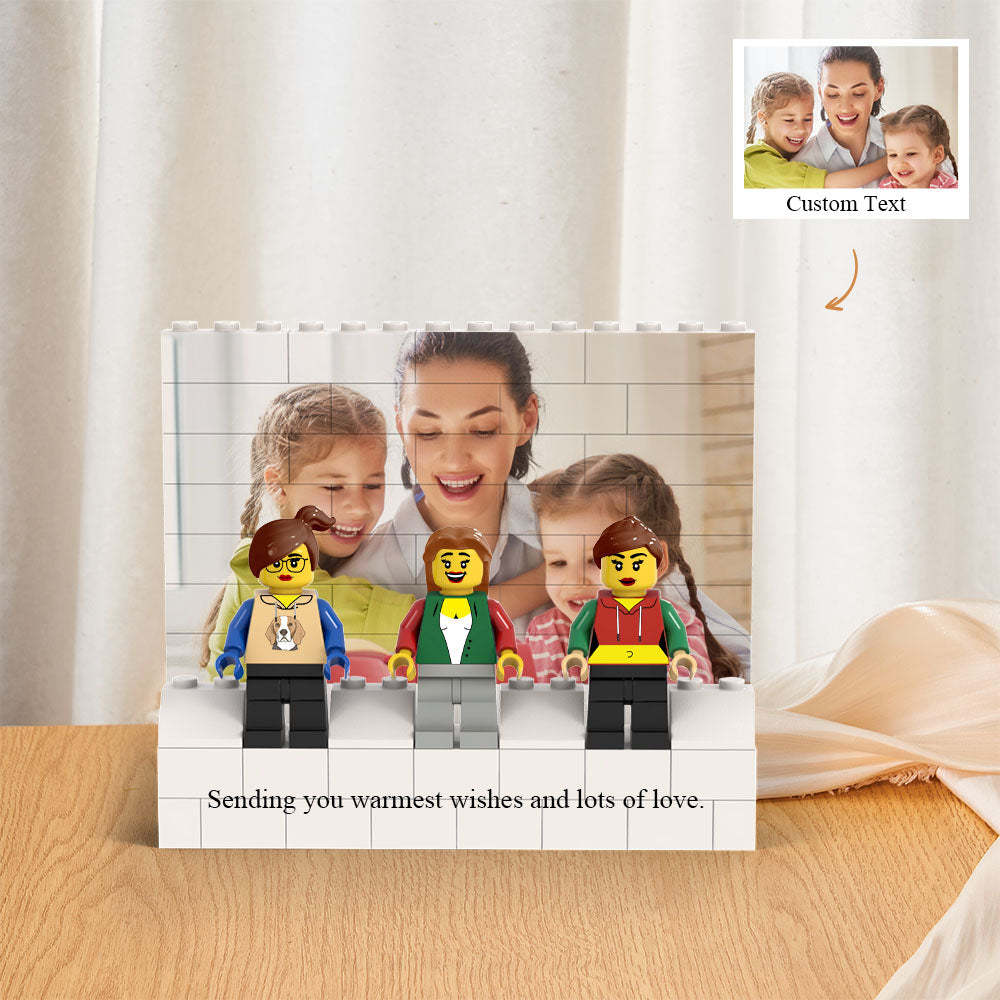 Custom Horizontal Rectangle Photo Building Block Set Figures Building Kits