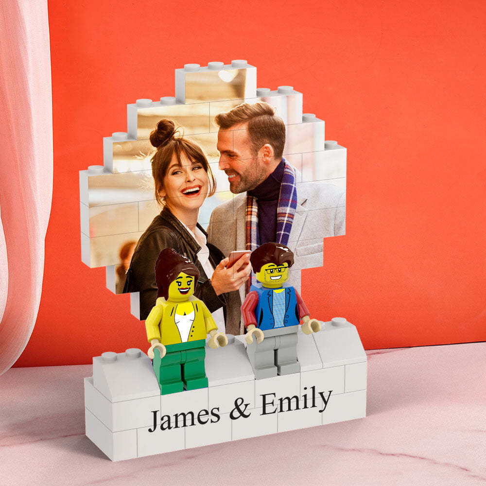 Custom Circles Shaped Photo Building Block Set Figures Building Kits