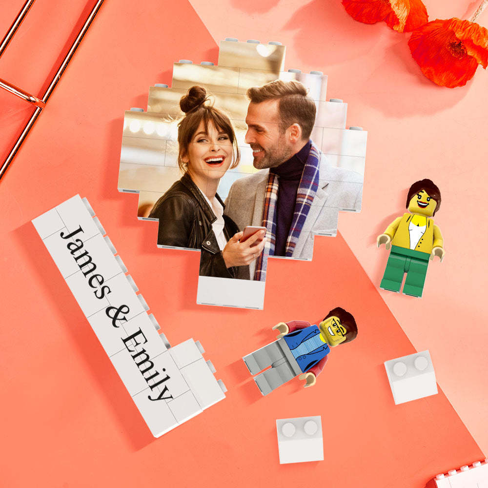 Custom Circles Shaped Photo Building Block Set Figures Building Kits