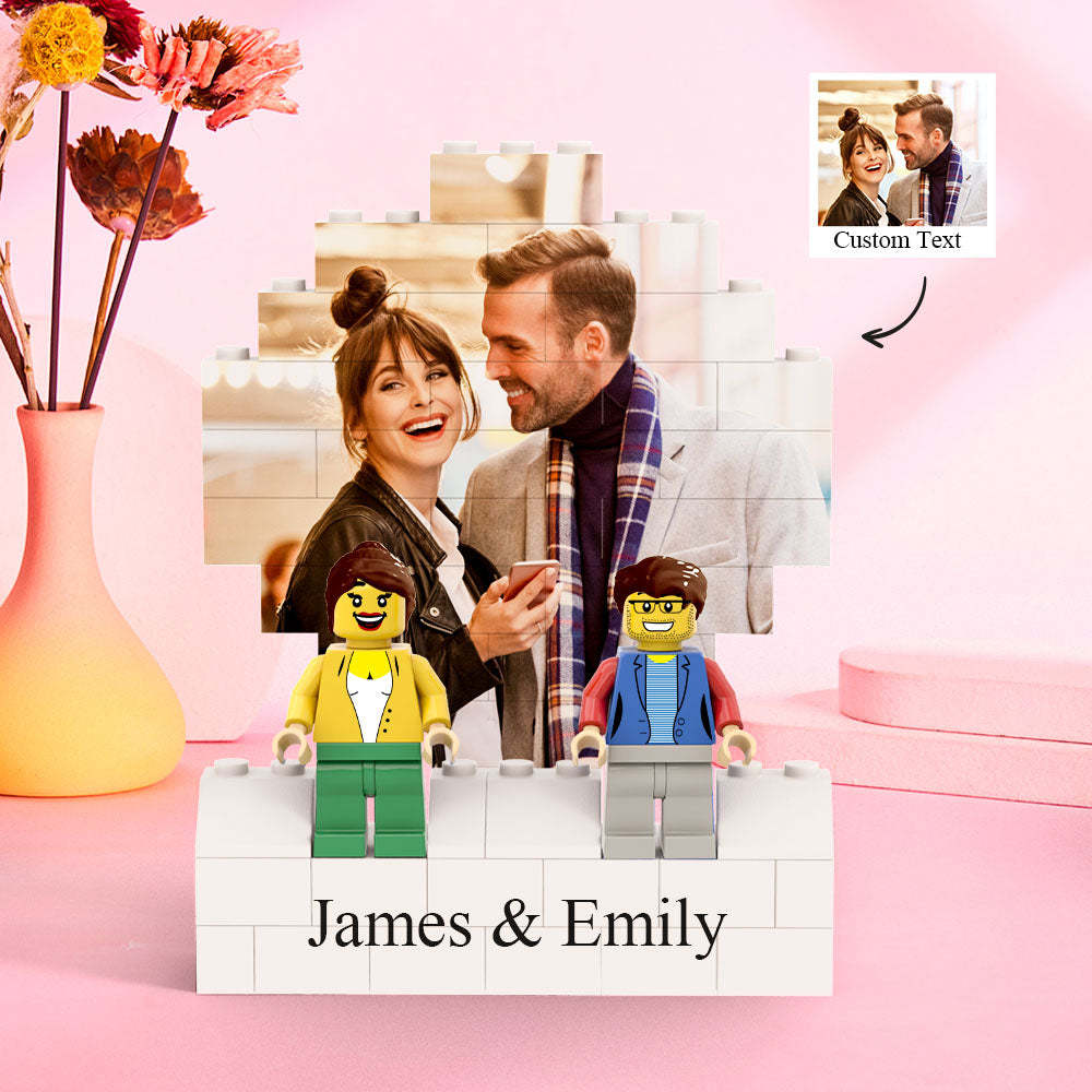 Custom Circles Shaped Photo Building Block Set Figures Building Kits