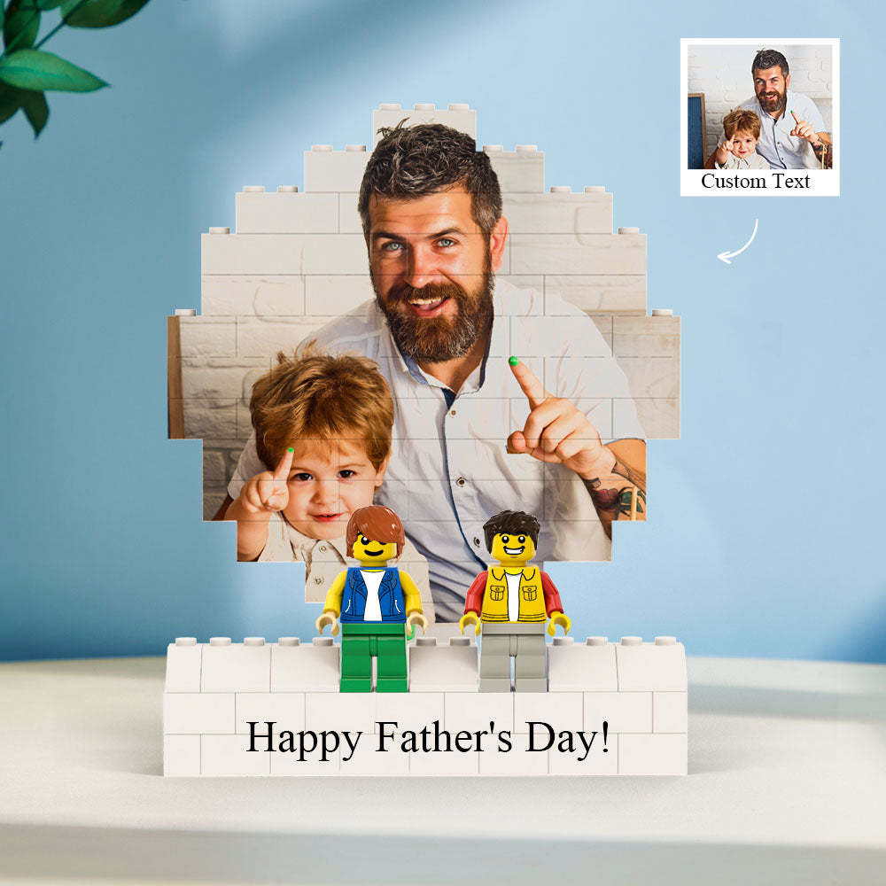 Custom Circles Shaped Photo Building Block Set Figures Building Kits