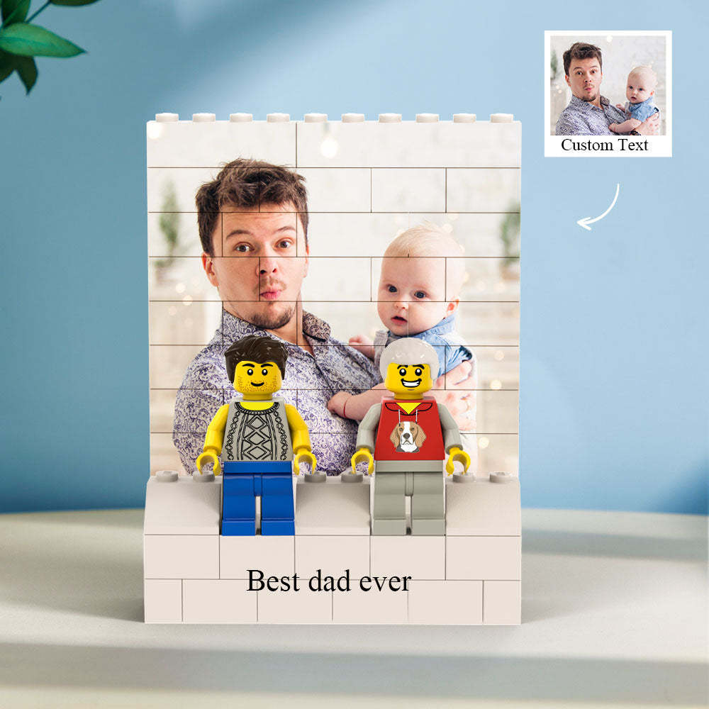 Custom Square Photo Building Block Set Figures Building Kits