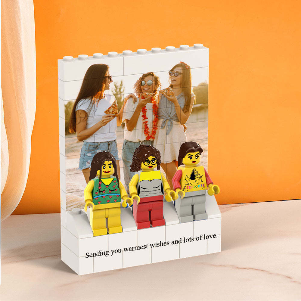 Custom Square Photo Building Block Set Figures Building Kits