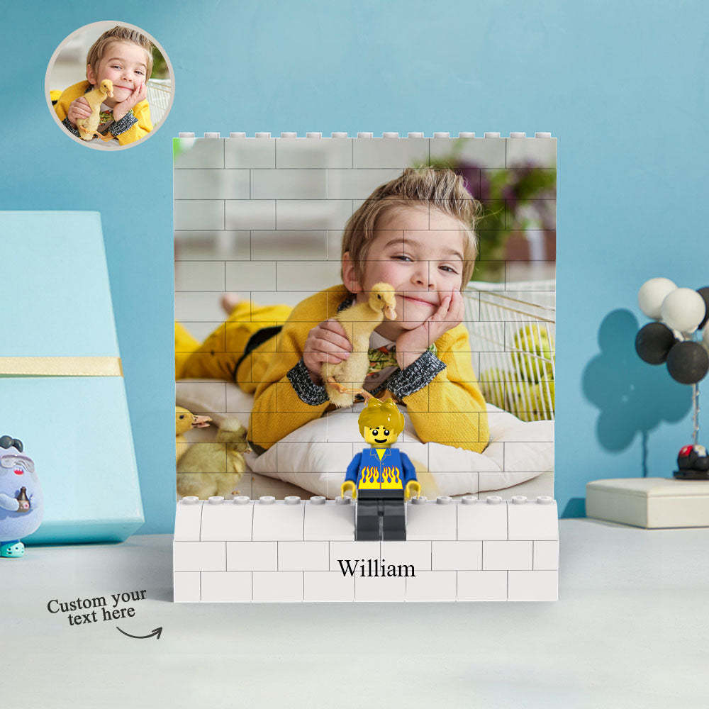 Custom Square Photo Building Block Set Figures Building Kits