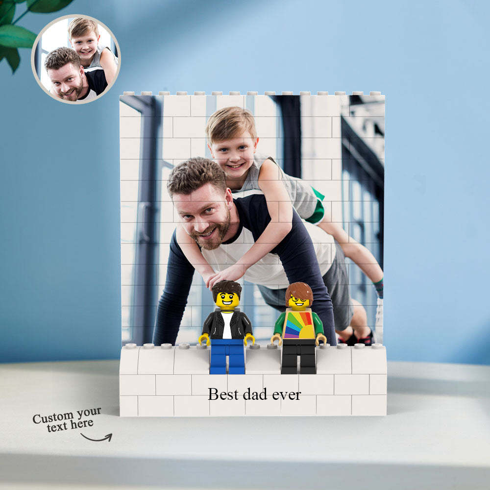 Custom Square Photo Building Block Set Figures Building Kits