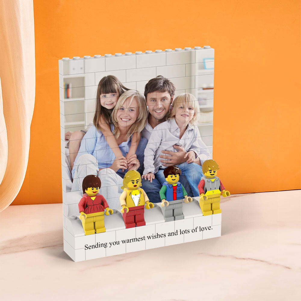 Custom Square Photo Building Block Set Figures Building Kits