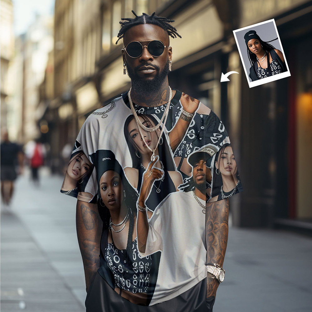 Custom Vintage Photo Tapestry Sweatshirt Hoodie - 