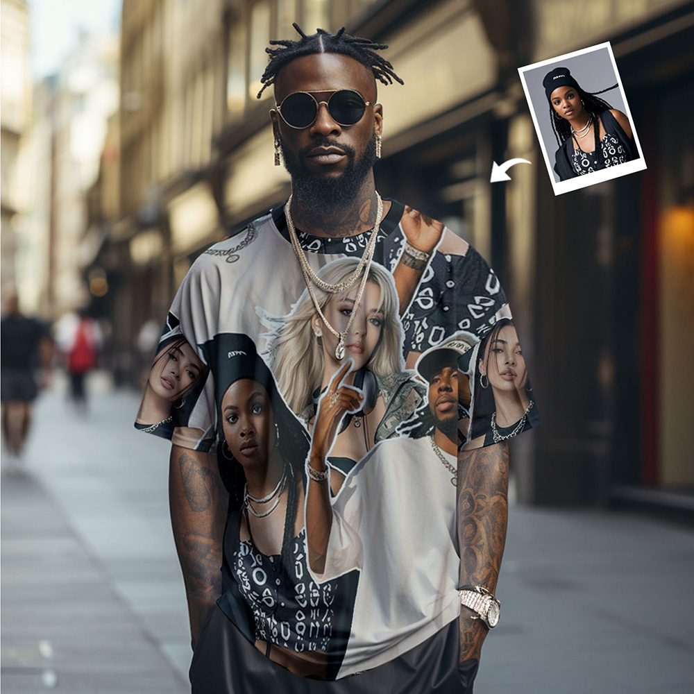 Custom Vintage Photo Tapestry Sweatshirt Hoodie - 