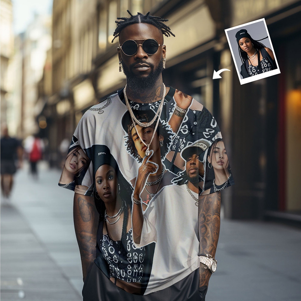 Custom Vintage Photo Tapestry Sweatshirt Hoodie - 