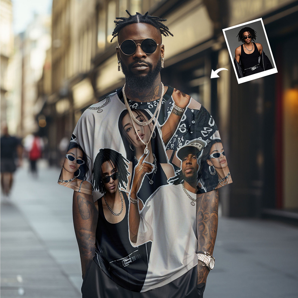 Custom Vintage Photo Tapestry Sweatshirt Hoodie - 