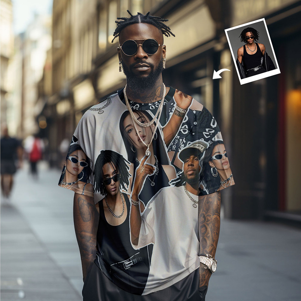 Custom Vintage Photo Tapestry Sweatshirt Hoodie - 