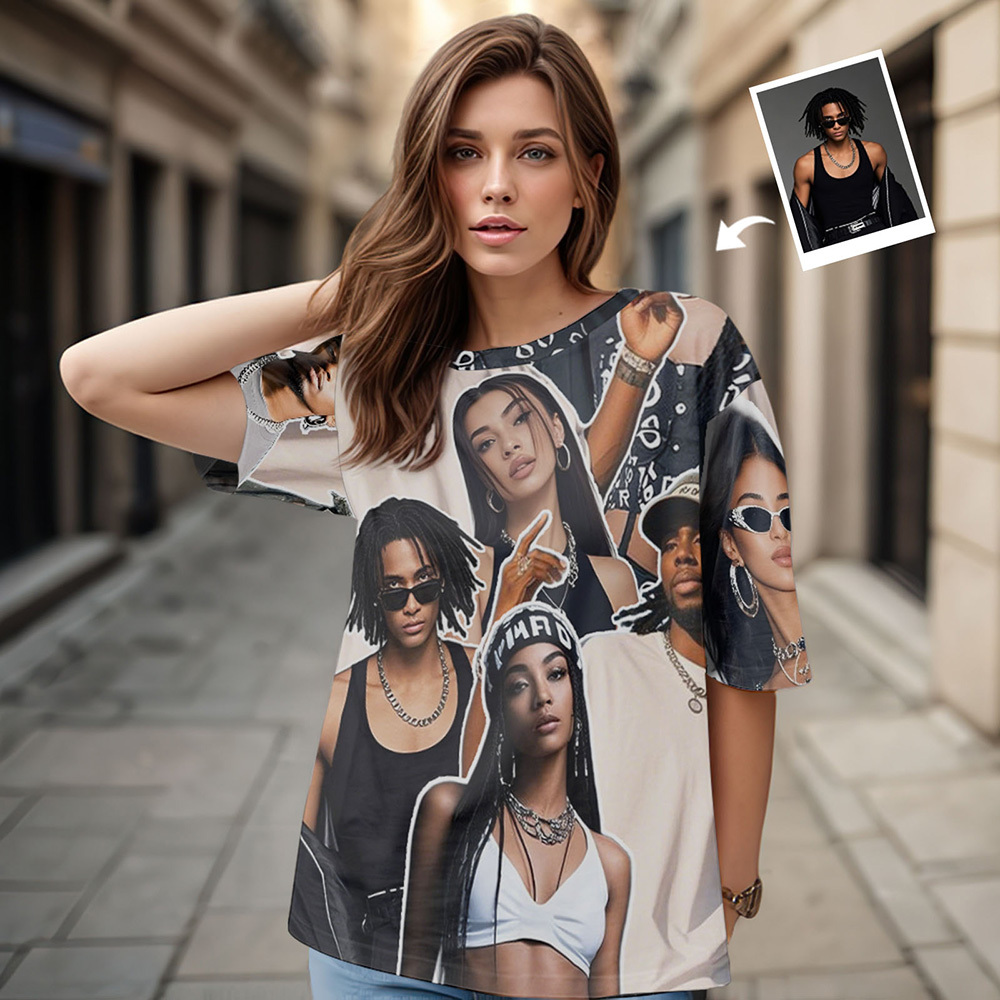 Custom Vintage Photo Tapestry Sweatshirt Hoodie - 