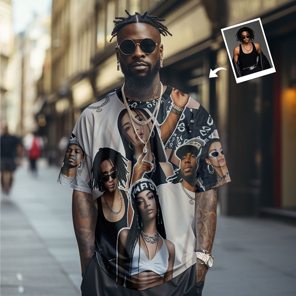 Custom Vintage Photo Tapestry Sweatshirt Hoodie - 