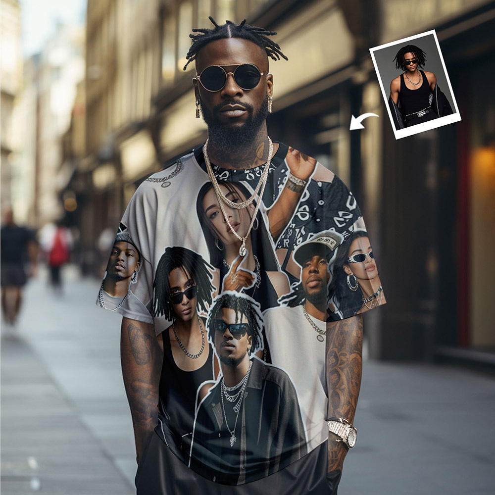 Custom Vintage Photo Tapestry Sweatshirt Hoodie - 