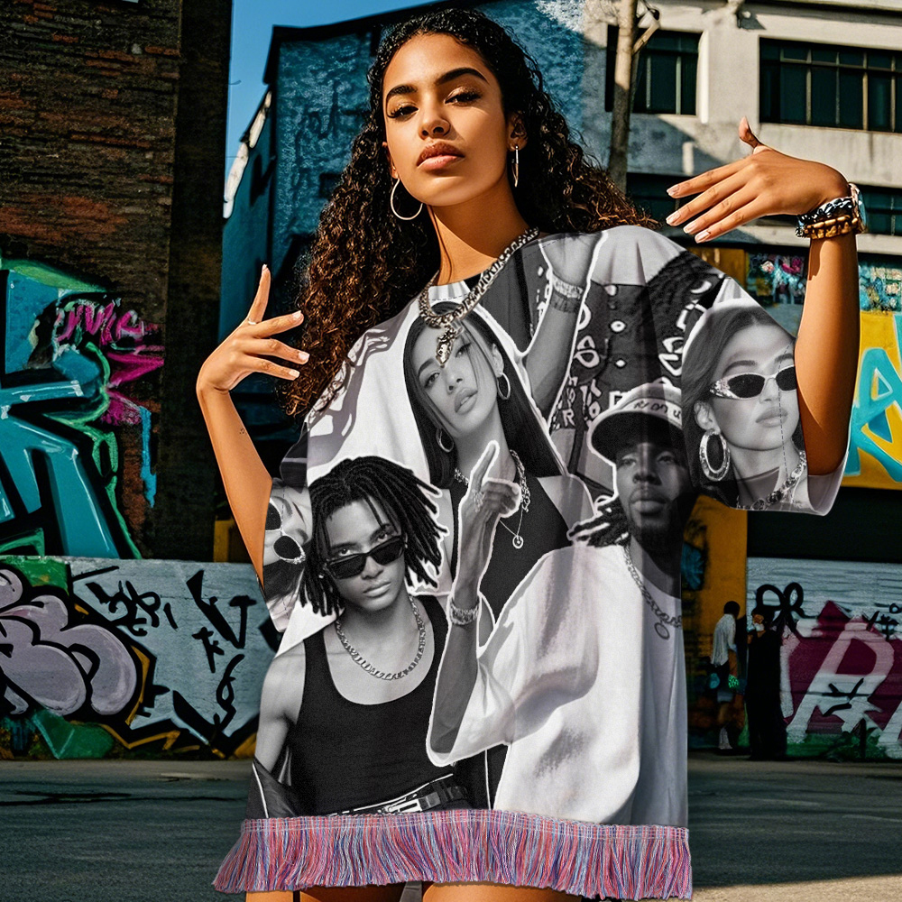 Custom Vintage Photo Tapestry Sweatshirt Hoodie - 