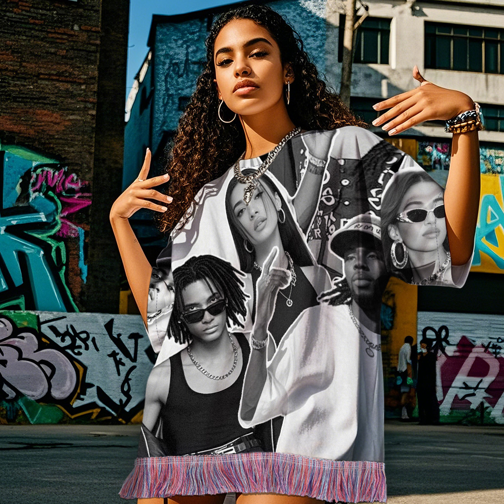 Custom Vintage Photo Tapestry Sweatshirt Hoodie - 