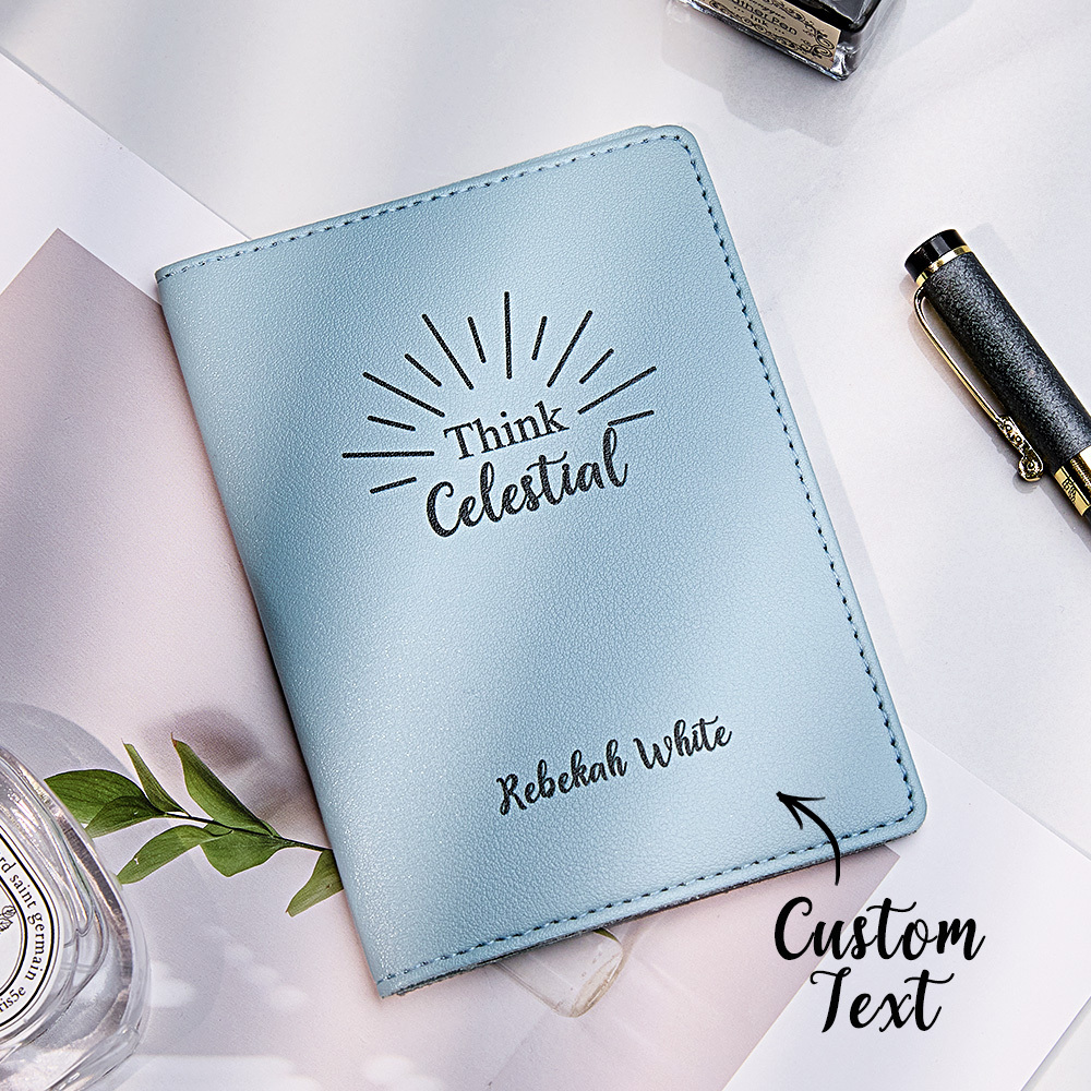 Personalized LDS Temple Recommend and Temple Ordinance Leather Holder with Name and Quote Baptism Worship Christmas Gift for Latter-day Saints