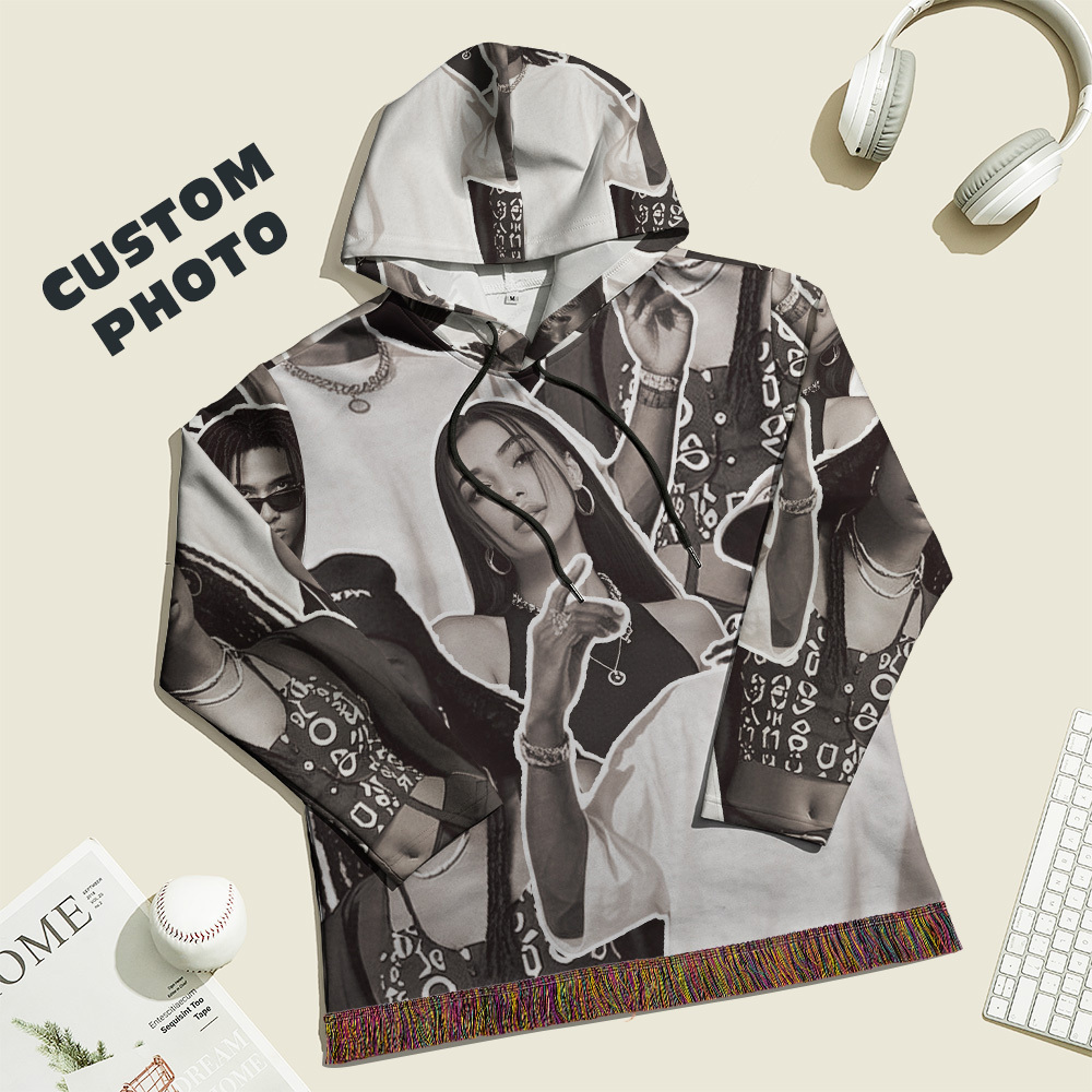 Custom Vintage Photo Hoodie Personalized Cool Hoodies Gift For Her Or Him - 