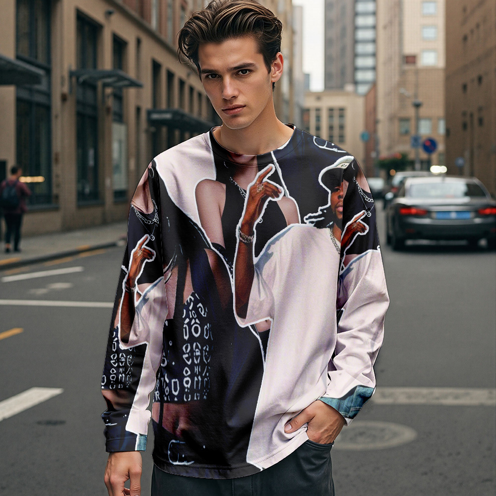 Custom Vintage Photo Sweatshirt Hoodie Personalized Photo Gift - 