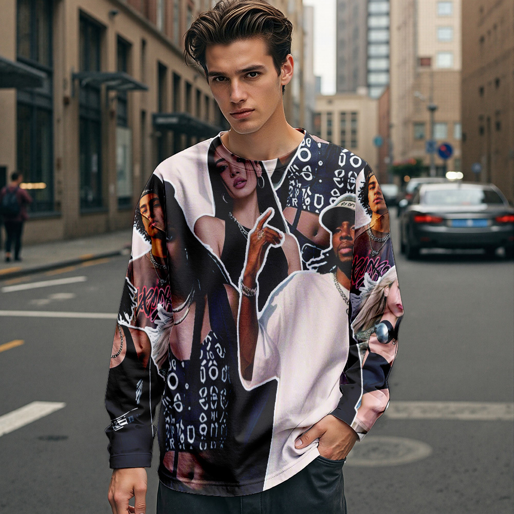 Custom Vintage Photo Sweatshirt Hoodie Personalized Photo Gift - 