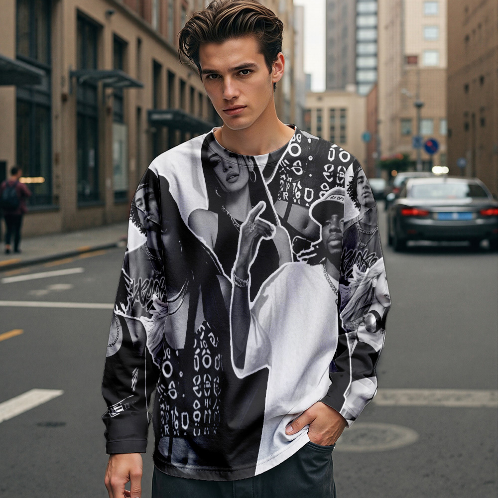 Custom Vintage Photo Sweatshirt Hoodie Personalized Photo Gift - 