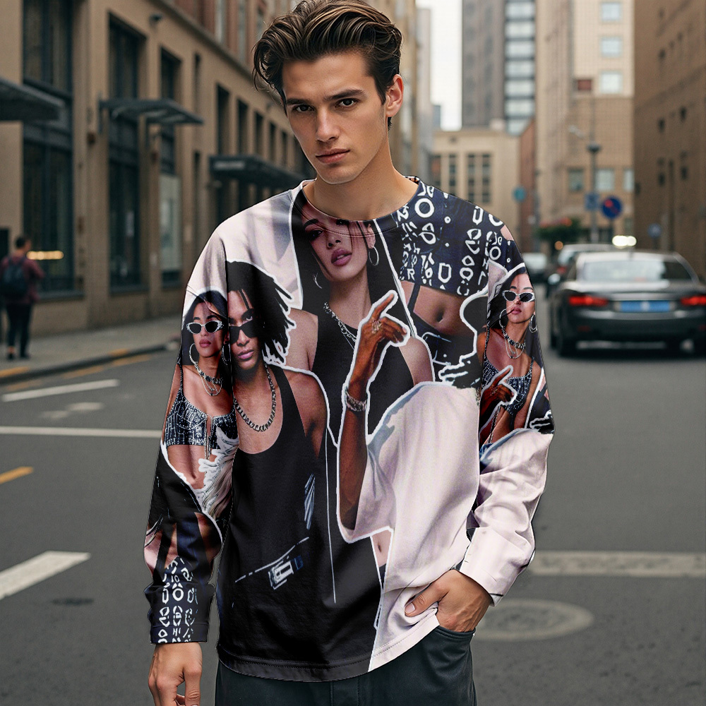 Custom Vintage Photo Sweatshirt Hoodie Personalized Photo Gift - 