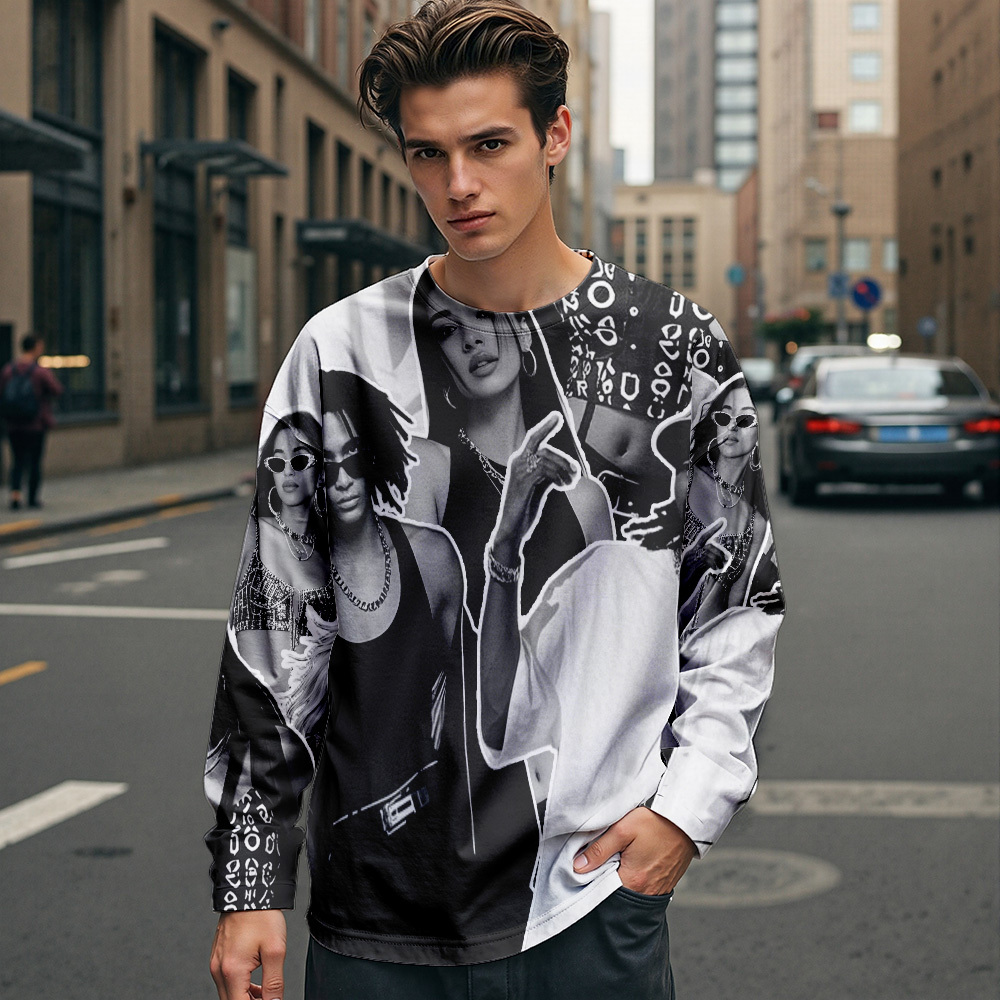 Custom Vintage Photo Sweatshirt Hoodie Personalized Photo Gift - 