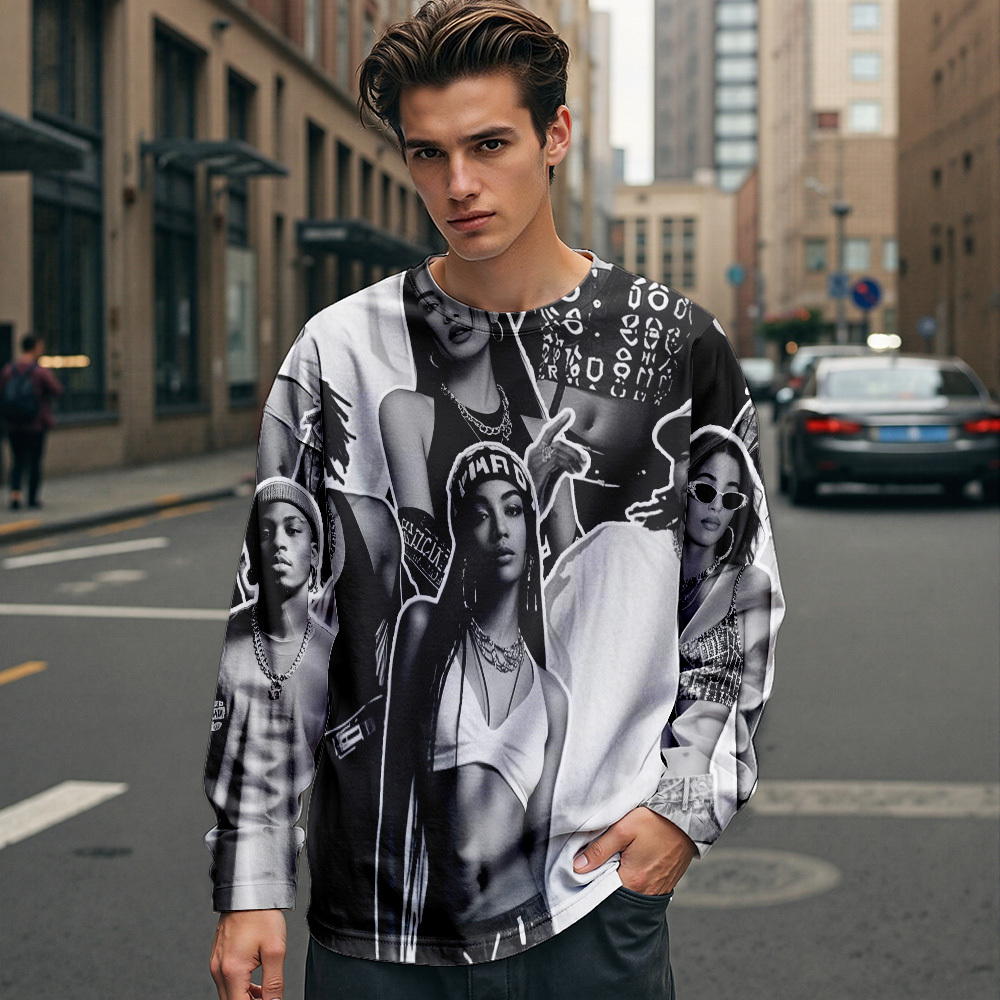 Custom Vintage Photo Sweatshirt Hoodie Personalized Photo Gift - 