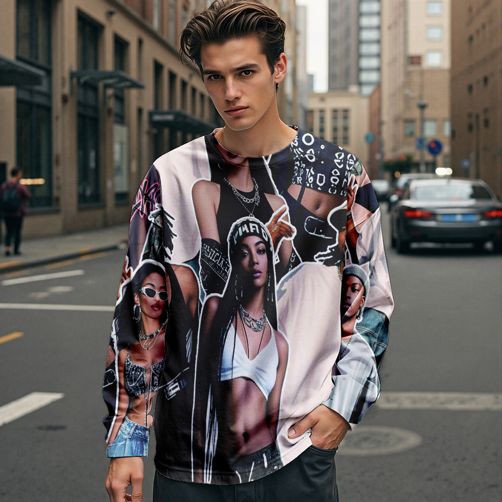 Custom Vintage Photo Sweatshirt Hoodie Personalized Photo Gift - 