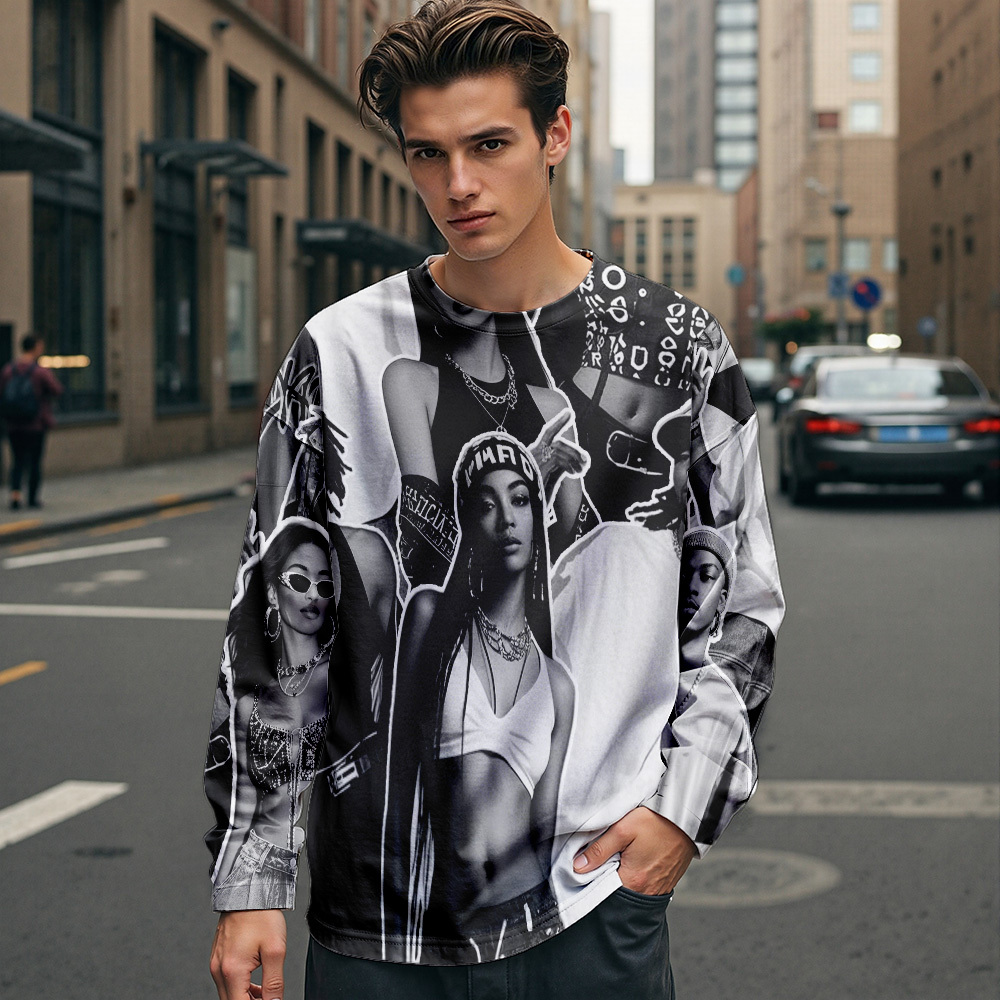 Custom Vintage Photo Sweatshirt Hoodie Personalized Photo Gift - 