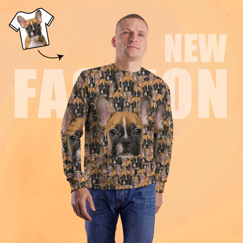 Custom Smash Face Hoodies Personalized Sweatshirt Design Your Own Hoodie - 