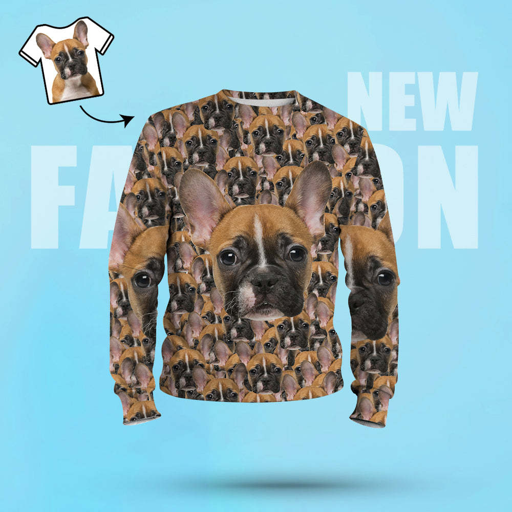 Custom Smash Face Hoodies Personalized Sweatshirt Design Your Own Hoodie - 